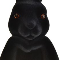 Produkt Popiersie króliczka myślącego, czarnego flokowanego Wielkanocnego 16,5×13×27cm