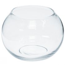 Produkt Kula wazon szklany wazon na kwiaty okrągła szklana dekoracja wys. 11 cm Ø15 cm