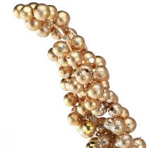 Produkt Gałązka jagodowa ze złotymi jagodami Gałązka bożonarodzeniowa 70cm