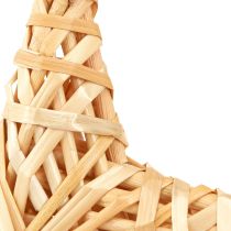 Produkt Gwiazdki dekoracyjne choinkowe, ozdoby z rattanu 14,5cm 3 sztuki