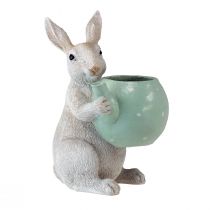 Produkt Dekoracyjny królik z czajniczkiem figura dekoracyjna dekoracja stołu Wielkanocnego wys. 22,5cm