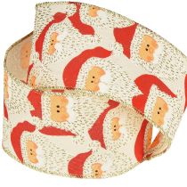 Produkt Wstążka dekoracyjna Mikołaj wstążka dekoracyjna 60mm 10m