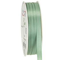 Produkt Wstążka dekoracyjna tafta wstążka prezentowa zielona szałwiowa 10mm 50m