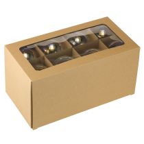 Produkt Szklane bombki choinkowe, opalizujące, przezroczyste, 7,5 cm, 12 sztuk