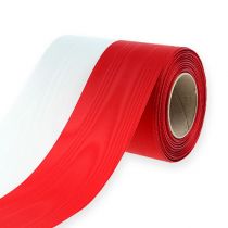 Produkt Wstążki wieńca mory biało-czerwone 125 mm