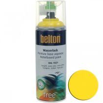 Produkt Bezbeltonowy lakier wodny żółty o wysokim połysku w sprayu rzepakowy żółty 400ml
