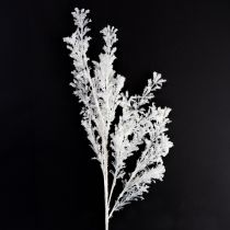 Produkt Sztuczna gałązka matowa dekoracyjna zimowa ozdoba biała 78cm 2szt