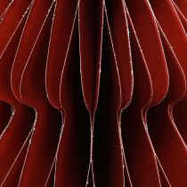 Produkt Papierowa choinka Bordeaux Świąteczna zawieszka wys. 20cm