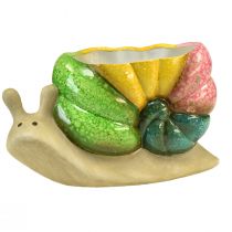 Produkt Dekoracyjna doniczka w kształcie ślimaka Doniczka ceramiczna kolorowa 19×8,5×11cm