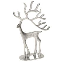 Produkt Ozdoba renifer figurka jelenia metal srebrny wys. 31cm