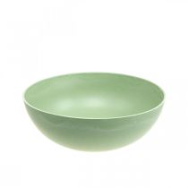 Produkt Miska dekoracyjna zielona pastelowa plastikowa dekoracja stołu sprężynka Ø20cm