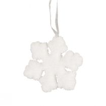 Produkt Dekoracja w kształcie płatka śniegu śnieżna zimowa dekoracja do zawieszenia Ø7cm
