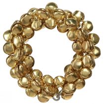 Produkt Pierścionki na serwetki złote dzwoneczki metalowe Ø5cm 8 szt