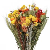 Produkt Bukiet suszonych kwiatów Bukiet kwiatów polnych pomarańczowy W50cm 300g