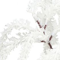 Produkt Dekoracyjna gałązka wierzby płaczącej dekoracja zimowa biały brokat 82cm 2szt