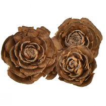 Szyszki cedru wycięte w kształcie róży cedrowej róży cedrowej 4-6cm naturalne 50 sztuk