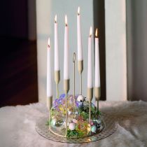 Produkt Hortensja dekoracyjna opalizująca sztuczny kwiat Boże Narodzenie 27cm 4 szt.