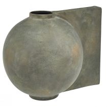 Produkt Wazon dekoracyjny ceramiczny o wyglądzie antycznym brązowo-szary 30×20×24cm