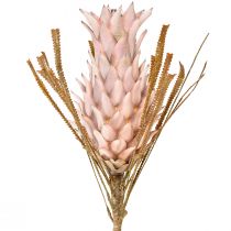 Produkt Egzotyczny sztuczny kwiat różowy duży kwiat ananasa 74cm
