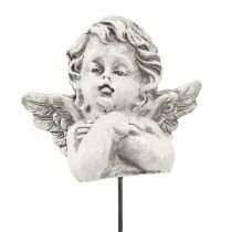 Ozdoba nagrobna aniołek na patyczku dekoracja do aranżacji 5,5cm 4szt