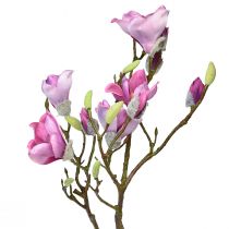 Produkt Sztuczny kwiat gałązki magnolii, magnolia różowy 92cm