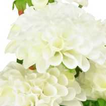 Produkt Kwiaty sztuczne dalie ozdobne sztuczne białe 50cm