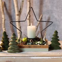 Produkt Ozdoba na stół choinkowy jodła zielona 16,5cm 4 sztuki