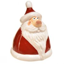 Produkt Figurka Świętego Mikołaja w kolorze czerwonym 13 cm - idealna dekoracja świąteczna zapewniająca świąteczną atmosferę - 2 sztuki
