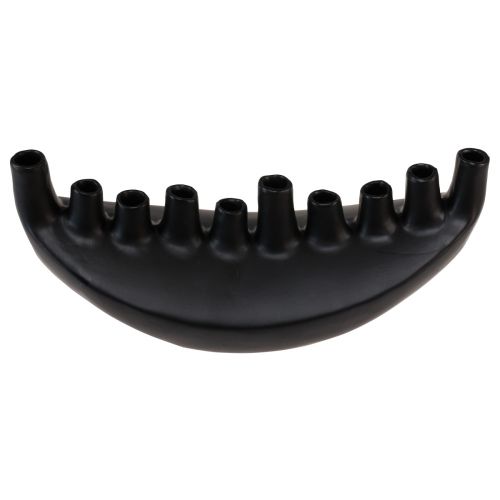 Produkt Wazon Ceramiczny Statek Dekoracja stołu Czarny Abstrakcyjny Nowoczesny H15cm