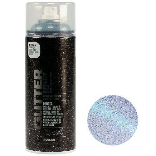 Farba w sprayu Glitter Spray Montana Effect Blue Cosmos 400ml
