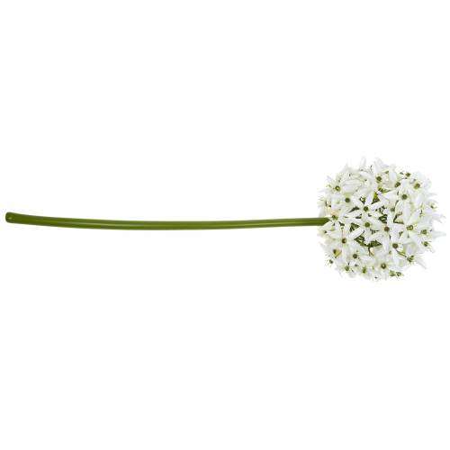 Produkt Kwiat Dekoracyjny Allium, Sztuczny Por Kulisty, Ozdobny Biały Ø20cm L72cm