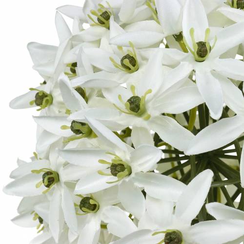 Produkt Kwiat Dekoracyjny Allium, Sztuczny Por Kulisty, Ozdobny Biały Ø20cm L72cm