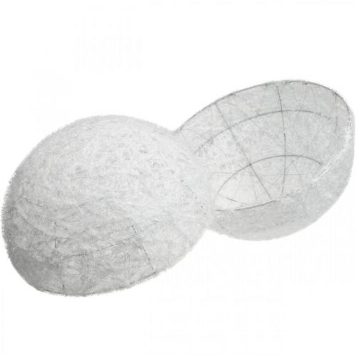 Produkt Deco Ball Wire Ball Deco Ball Białe dwie połówki Ø40cm