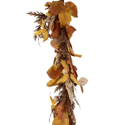 Girlanda dekoracyjna Jesienna girlanda, girlanda roślinna z kolorowymi jesiennymi liśćmi 195cm