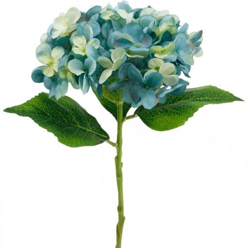 Produkt Hortensja dekoracyjna niebieska sztuczny kwiat Sztuczny kwiat ogrodowy wys.35cm