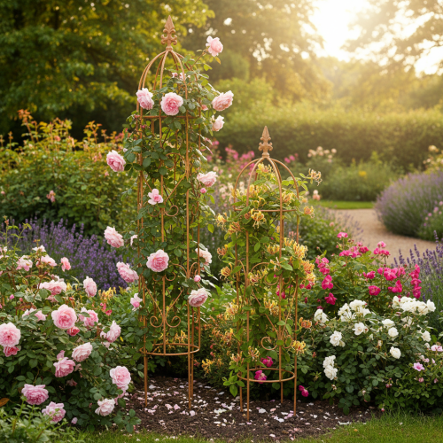 Produkt Kratka ogrodowa, pomoc dla róż i innych roślin pnących, idealna do ogrodu, 108 cm, zestaw 2 szt.