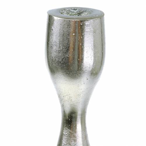 Produkt Świecznik antyczne srebro H31cm