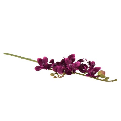 Produkt Mały sztuczny storczyk Phalaenopsis kwiat ciemnofioletowy 30cm