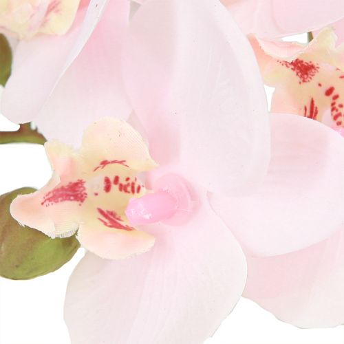 Produkt Sztuczne Orchidee Jasnoróżowe Sztuczne Kwiaty Prawdziwy Dotyk 58cm 2szt