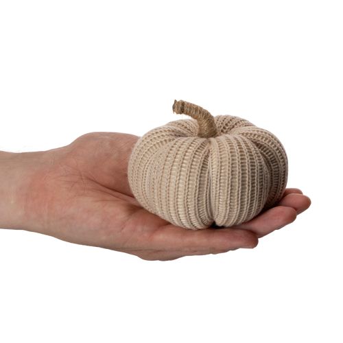 Produkt Dekoracyjne dzianinowe dynie, dekoracja jesienna, 10 cm, 6 sztuk