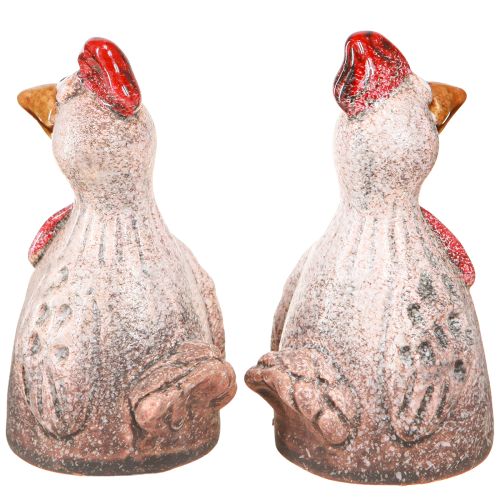 Produkt Zabawny dekoracyjny kurczak ceramiczny figurka dekoracyjna Wielkanoc 10,5cm 4 sztuki