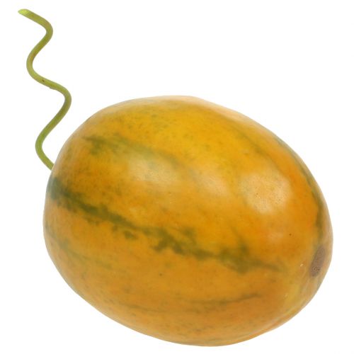 Floristik24 Melon sztuczny żółty Ø10cm 13cm