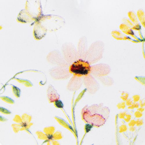 Produkt Zawieszki w kształcie serduszek z motywem kwiatowym jako dekoracja ścienna, 7cm, 6 szt.