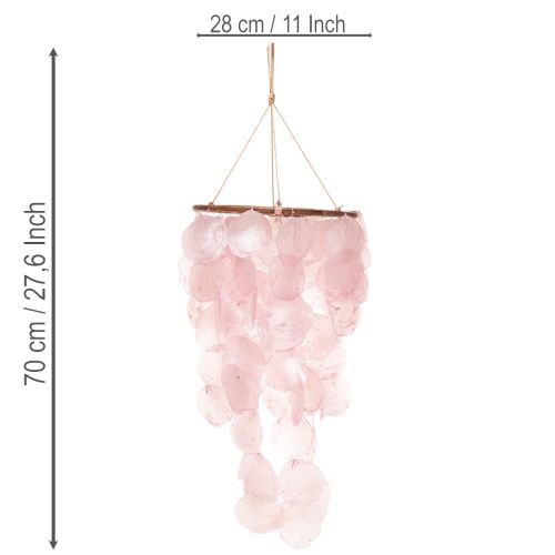 Produkt Dzwonek wietrzny dekoracyjny wiszący do salonu i ogrodu 70 cm