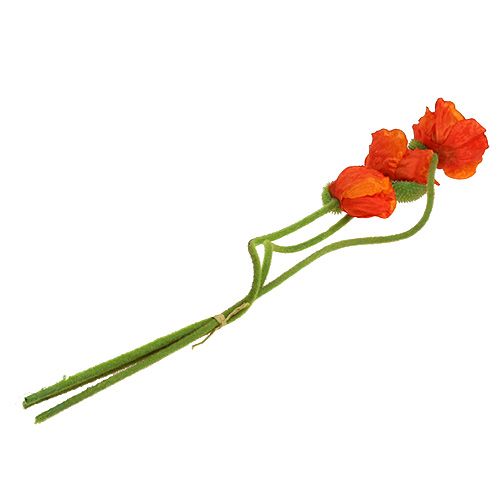 Produkt Maki sztuczne kwiaty sztuczne pomarańczowe 58cm–74cm 3szt