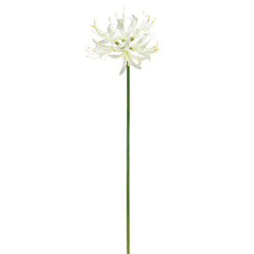 Produkt Nerine Guernsey Lilia Sztuczny kwiat Biały Żółty Ø15cm D65cm