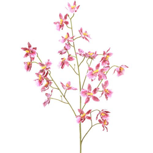 Oncidium Sztuczne Storczyki Dekoracja Różowy Fioletowy 93cm 2szt