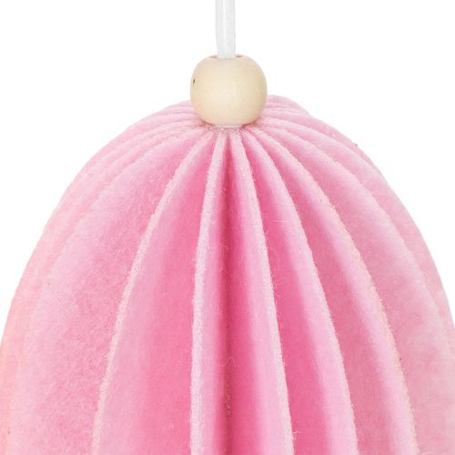 Produkt Wisząca ozdoba wielkanocna w kształcie jajka, idealna do radosnych dekoracji wielkanocnych w salonie i ogrodzie, 8 cm, 8 sztuk