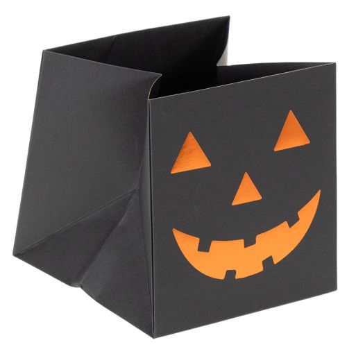 Produkt Doniczka z papierowej torby w kształcie dyni, dekoracja na Halloween, 10 cm, 6 szt.