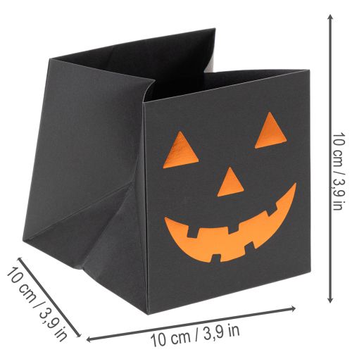 Produkt Doniczka z papierowej torby w kształcie dyni, dekoracja na Halloween, 10 cm, 6 szt.